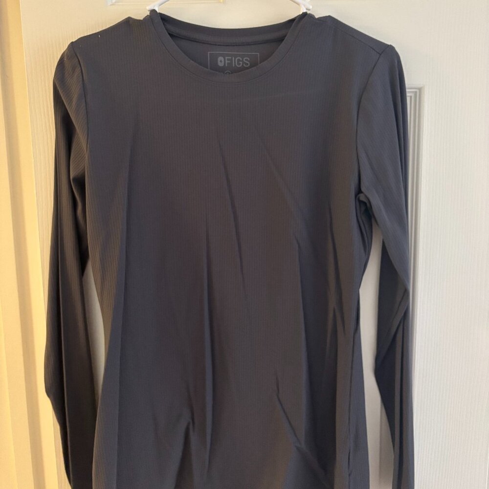 Figs Ribbed Underscrub Long Sleeve Top